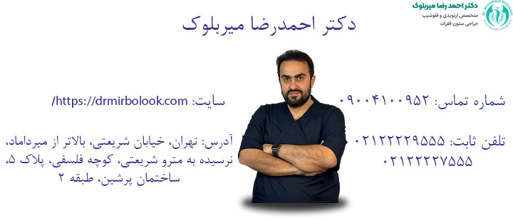 راه های ارتباطی با دکتر احمدرضا میربلوک