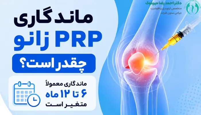 ماندگاری PRP زانو چقدر است؟