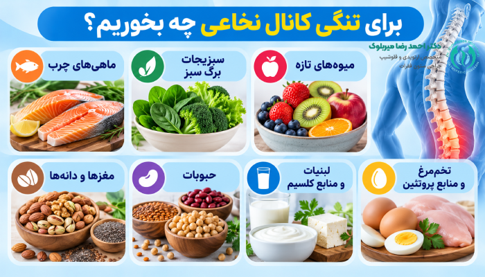 برای تنگی کانال نخاعی چه بخوریم؟
